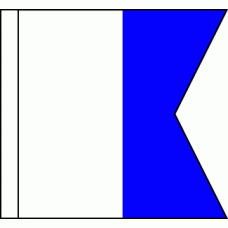 "A" (Alpha) Code of Signals Flag