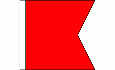 "B" (Bravo) Code of Signals Flag