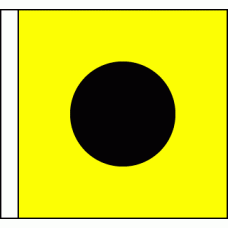 "I" (India) Code of Signals Flag
