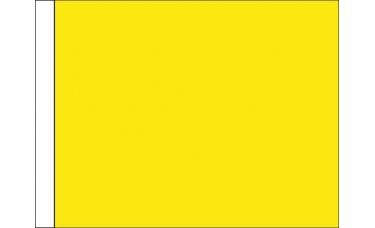 Auto Racing Caution Yellow Flag
