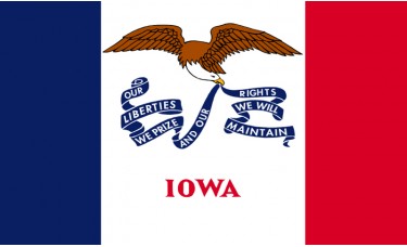 Iowa Flag Outdoor Nylon