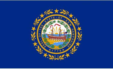 New Hampshire Flag Outdoor Nylon