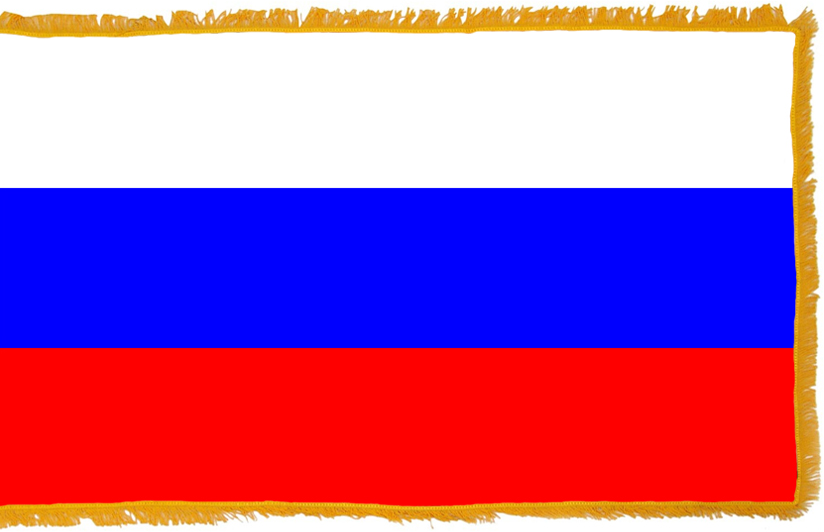 Russia 3' x 5' Indoor International Polyester Flag